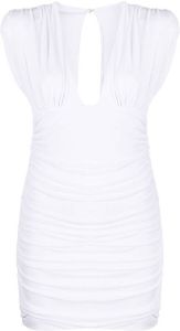 Philipp Plein Mouwloze mini-jurk Wit