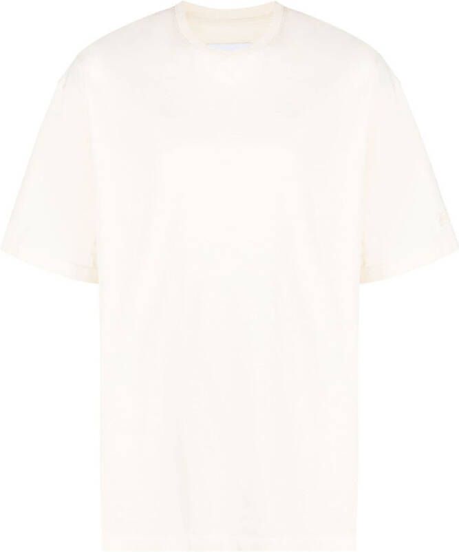 Philippe Model Paris T-shirt met geborduurd logo Beige