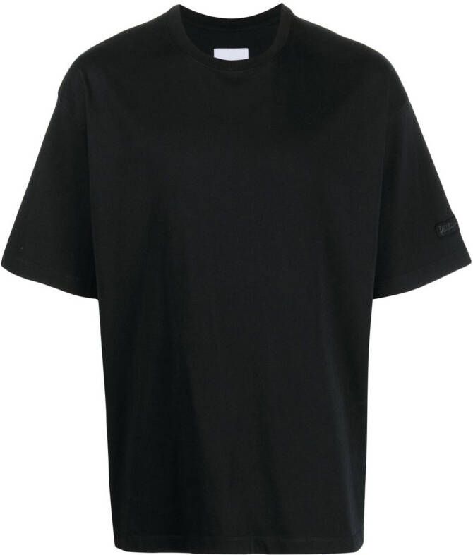 Philippe Model Paris T-shirt met geborduurd logo Zwart
