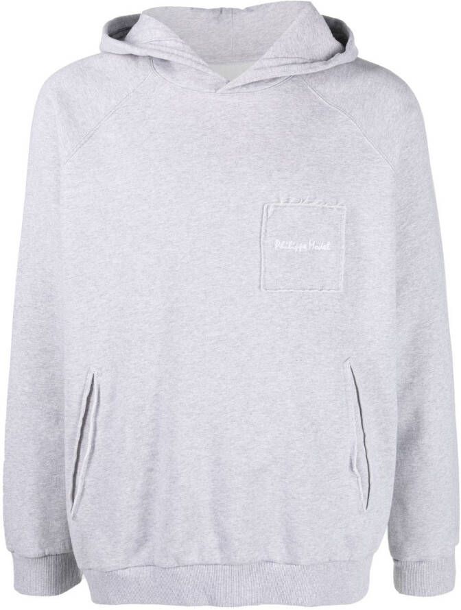 Philippe Model Paris Hoodie met logopatch Grijs