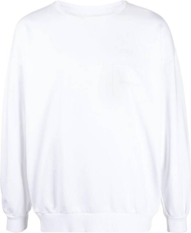Philippe Model Paris Sweater met logopatch Wit