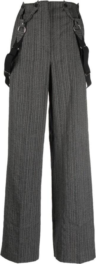 Philosophy Di Lorenzo Serafini Broek met bretels Grijs