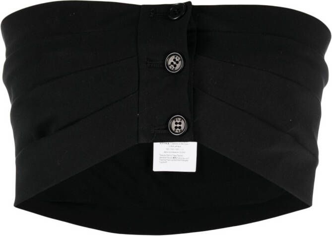 Philosophy Di Lorenzo Serafini Cropped top Zwart