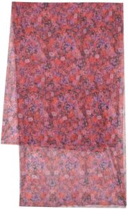 Philosophy Di Lorenzo Serafini floral-print chiffon scarf Roze