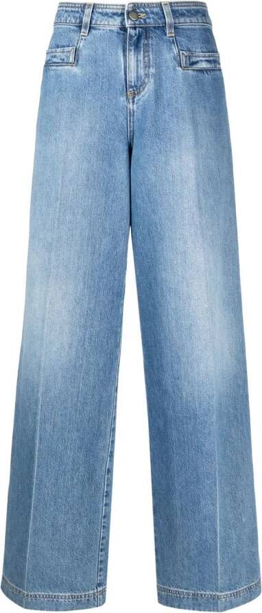 Philosophy Di Lorenzo Serafini Jeans met wijde pijpen Blauw