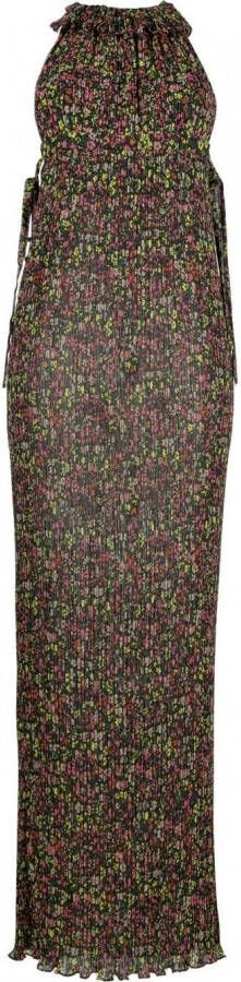Philosophy Di Lorenzo Serafini Jurk met abstracte print Zwart