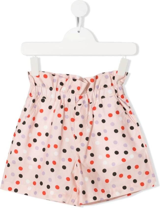 Philosophy Di Lorenzo Serafini Kids Shorts met stippen Roze
