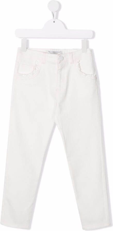 Philosophy Di Lorenzo Serafini Kids Skinny jeans Wit