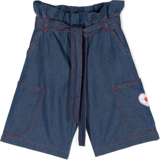 Philosophy Di Lorenzo Serafini Kids Straight shorts Blauw