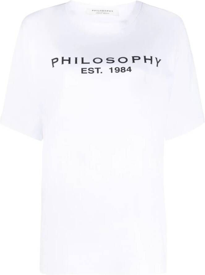Philosophy Di Lorenzo Serafini T-shirt met logoprint Wit