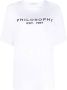 Philosophy Di Lorenzo Serafini T-shirt met logoprint Wit - Thumbnail 1