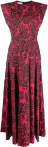 Philosophy Di Lorenzo Serafini Maxi-jurk met bloemenprint Rood