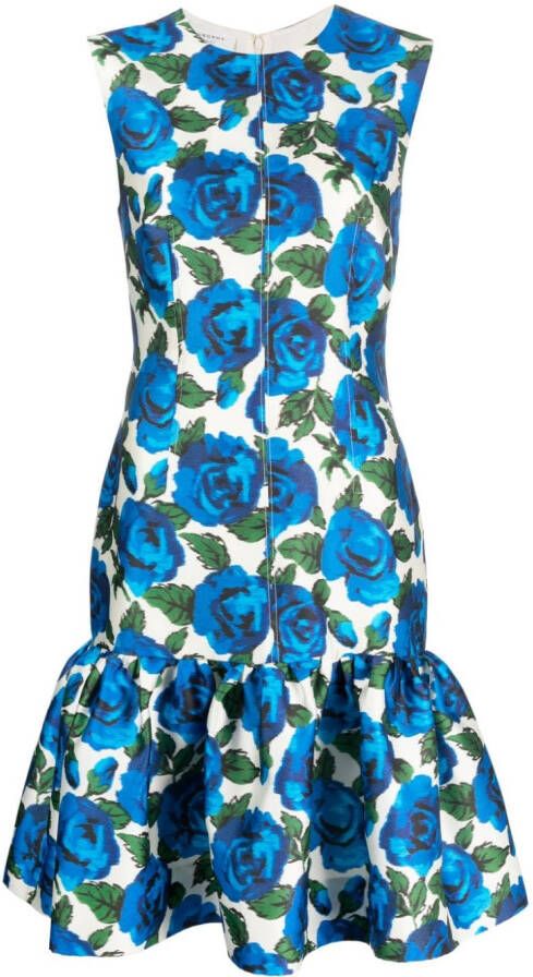 Philosophy Di Lorenzo Serafini Midi-jurk met bloemenprint Wit