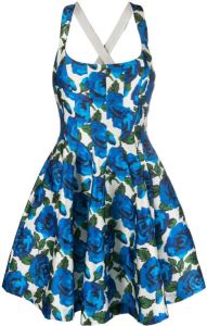 Philosophy Di Lorenzo Serafini Mini-jurk met bloemenprint Blauw