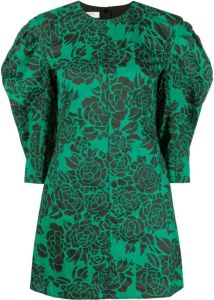 Philosophy Di Lorenzo Serafini Mini-jurk met bloemenprint Groen