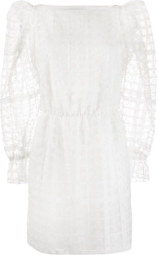 Philosophy Di Lorenzo Serafini Mini-jurk met kant Wit