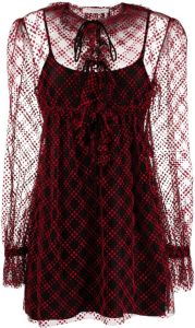 Philosophy Di Lorenzo Serafini Mini-jurk met stippen Zwart