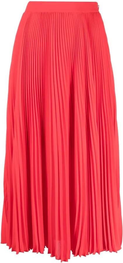 Philosophy Di Lorenzo Serafini Plissé midi-rok Rood