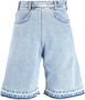 Philosophy Di Lorenzo Serafini Shorts met wijde pijpen Blauw - Thumbnail 1