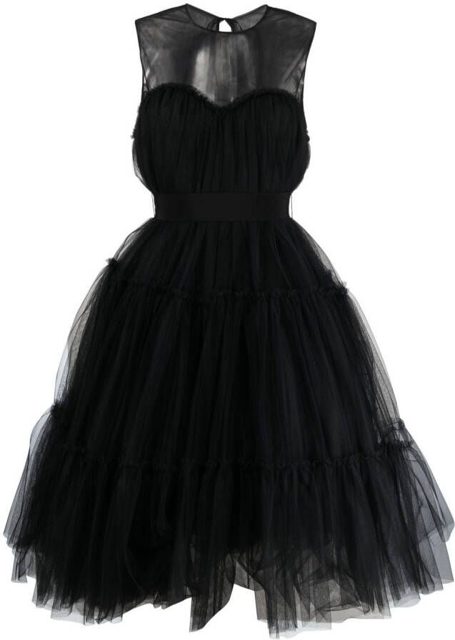 Philosophy Di Lorenzo Serafini Tulen jurk Zwart