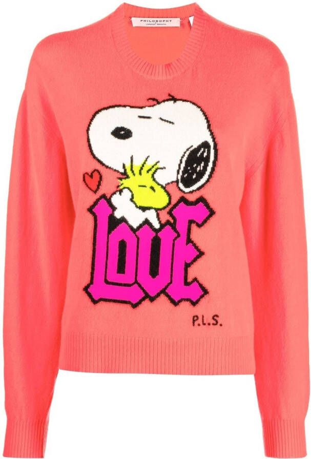Philosophy Di Lorenzo Serafini x Peanuts™ trui Rood