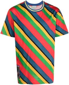 Pierre-Louis Mascia T-shirt met diagonale streep Groen