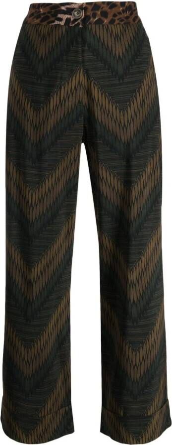 Pierre-Louis Mascia High waist broek Groen