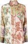 Pierre-Louis Mascia Blouse met bloemenprint Bruin - Thumbnail 1