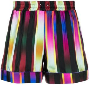 Pierre-Louis Mascia Shorts met colourblocking Zwart