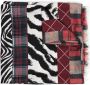 Pierre-Louis Mascia Sjaal met zebraprint Veelkleurig - Thumbnail 1