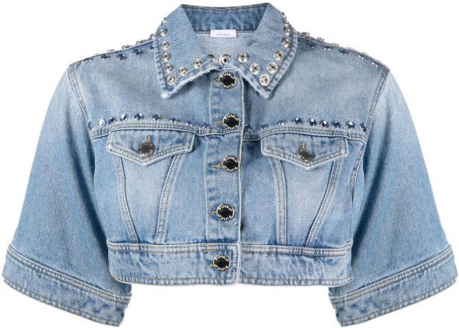 PINKO 1997 denim jack Blauw