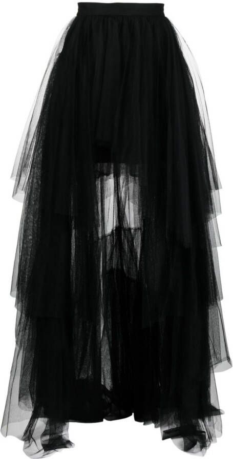PINKO Asymmetrische rok Zwart