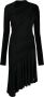 PINKO Asymmetrische jurk Zwart - Thumbnail 1