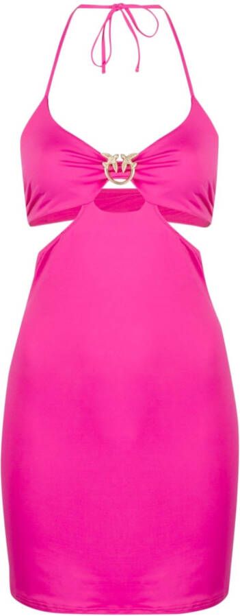 PINKO Mini-jurk met halternek Roze