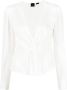 PINKO Blouse met V-hals Wit - Thumbnail 1
