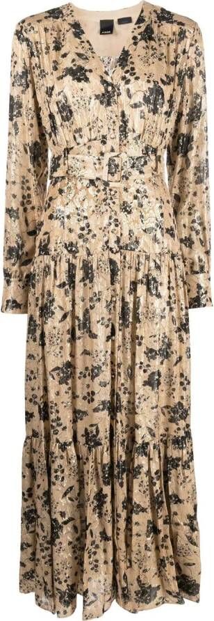 PINKO Blousejurk met lamé-effect Zwart