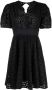 PINKO Broderie anglaise jurk Zwart - Thumbnail 1
