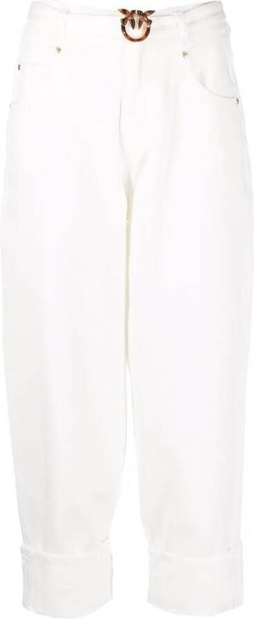 PINKO Broek met gesp Wit