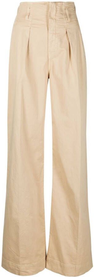 PINKO Broek met wijde pijpen Beige