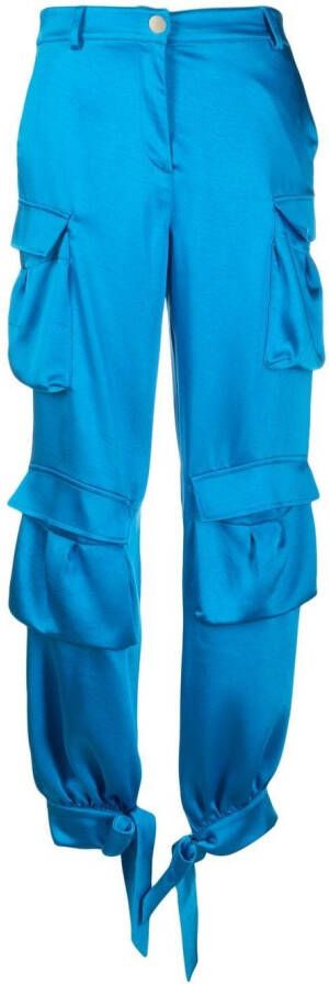 PINKO Broek met wijde pijpen Blauw