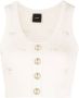 PINKO Top met knoopdetail Beige - Thumbnail 1