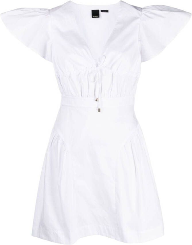 PINKO Mini-jurk met strikdetail Wit
