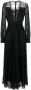 PINKO Maxi-jurk met V-hals Zwart - Thumbnail 1