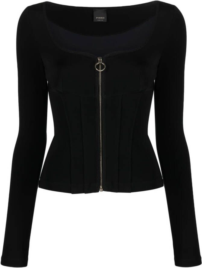 PINKO Jack met rits Zwart