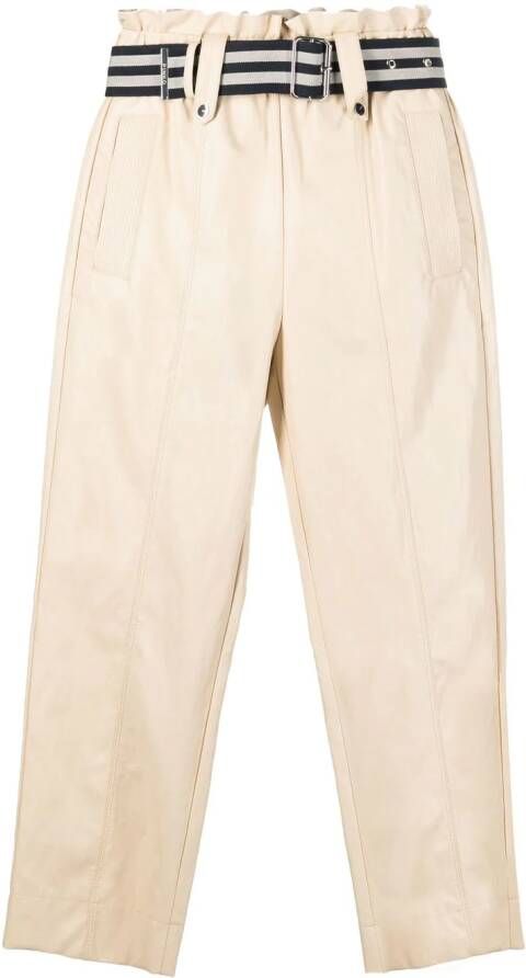 PINKO Cropped broek Beige