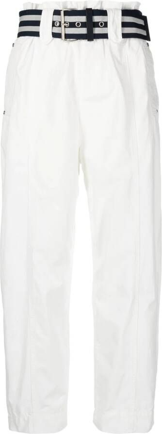 PINKO Cropped broek Wit