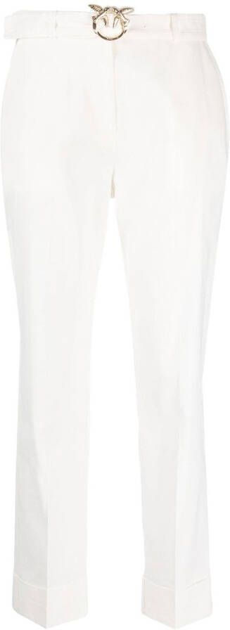 PINKO Cropped broek Wit