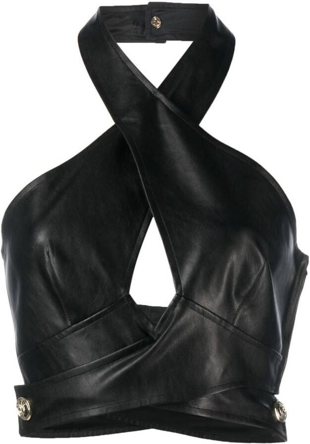 PINKO Cropped top Zwart