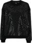 PINKO Sweater verfraaid met pailletten Zwart - Thumbnail 1
