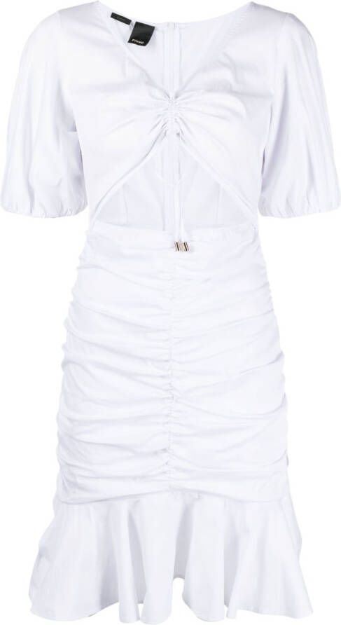 PINKO Uitgesneden mini-jurk Wit